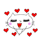 しあわせキャット♡（個別スタンプ：3）