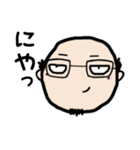 ヒゲハゲメガネおじさん（個別スタンプ：18）
