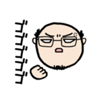 ヒゲハゲメガネおじさん（個別スタンプ：22）