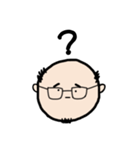 ヒゲハゲメガネおじさん（個別スタンプ：23）