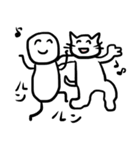 猫と子ネコと人（個別スタンプ：24）