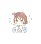 ゆるふわ ガール（個別スタンプ：3）