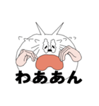 人の手を持つ白猫くん（個別スタンプ：37）