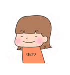 女の子のスタンプ(リアクション)（個別スタンプ：10）