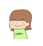 女の子のスタンプ(リアクション)（個別スタンプ：39）