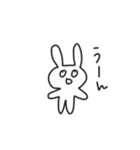脱力系ウサギの日常リアクション（個別スタンプ：5）