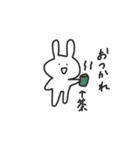 脱力系ウサギの日常リアクション（個別スタンプ：28）