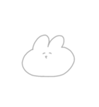 うさちゃんのかお（個別スタンプ：10）