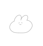 うさちゃんのかお（個別スタンプ：15）