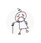 小さな小人たち、白枠入りver.（個別スタンプ：5）