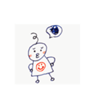 小さな小人たち、白枠入りver.（個別スタンプ：6）