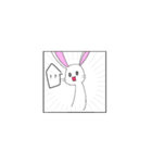 耳がでかい兎（個別スタンプ：1）