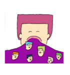 角刈りの かっくん（個別スタンプ：40）