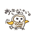 フクロウ、ときどき、ミミズクもふもふ毎日（個別スタンプ：12）