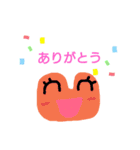 カラフルなかえる（個別スタンプ：19）