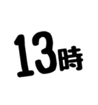時刻のスタンプ（個別スタンプ：14）
