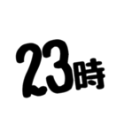 時刻のスタンプ（個別スタンプ：24）