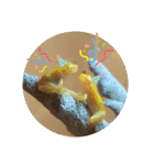 幸運の黄色いカエル yellow Frog（個別スタンプ：7）
