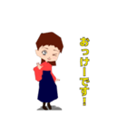 大正女学生（個別スタンプ：1）