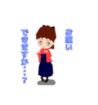 大正女学生（個別スタンプ：2）
