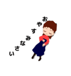 大正女学生（個別スタンプ：6）