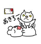 くま＆ぶた 仲良しスタンプ（個別スタンプ：3）