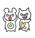 くま＆ぶた 仲良しスタンプ（個別スタンプ：21）