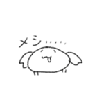 けがにちゃんのスタンプ（個別スタンプ：5）