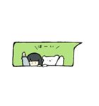 しろいくま。（個別スタンプ：14）