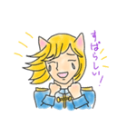 金髪ネコ王子（個別スタンプ：4）