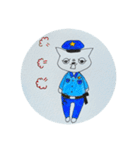 警察貓（個別スタンプ：3）