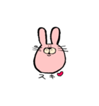 う、うさぎ。（個別スタンプ：17）