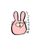 う、うさぎ。（個別スタンプ：21）