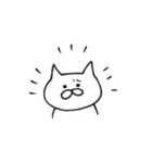 あまりやる気のないネコ（個別スタンプ：5）