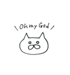 あまりやる気のないネコ（個別スタンプ：6）
