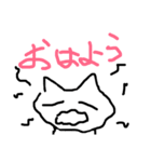 小学生の落書きネコちゃん（個別スタンプ：3）