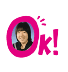 まりえの顔（個別スタンプ：3）
