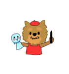 シュナウザー＆ヨーキーのイラスト編（個別スタンプ：10）