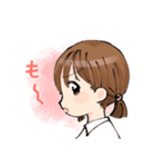 適当おさげスタンプ（個別スタンプ：5）