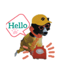 Hip hop シェルティ（個別スタンプ：3）