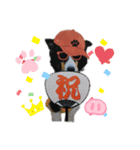 Hip hop シェルティ（個別スタンプ：4）