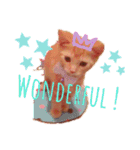 Fancy Pop Kitten Maple ☆ Daily English（個別スタンプ：5）