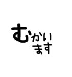 黒太文字シンプル（個別スタンプ：21）