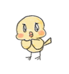 とりさんとおんなのこ。（個別スタンプ：3）