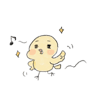 とりさんとおんなのこ。（個別スタンプ：4）