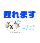 バドミントン犬の日常スタンプ（個別スタンプ：21）