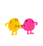 背の高いピンクくん（個別スタンプ：5）