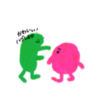 背の高いピンクくん（個別スタンプ：7）