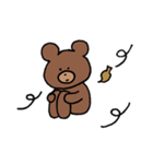 なんでもかぶりたがるクマ（個別スタンプ：25）