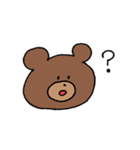 なんでもかぶりたがるクマ（個別スタンプ：29）